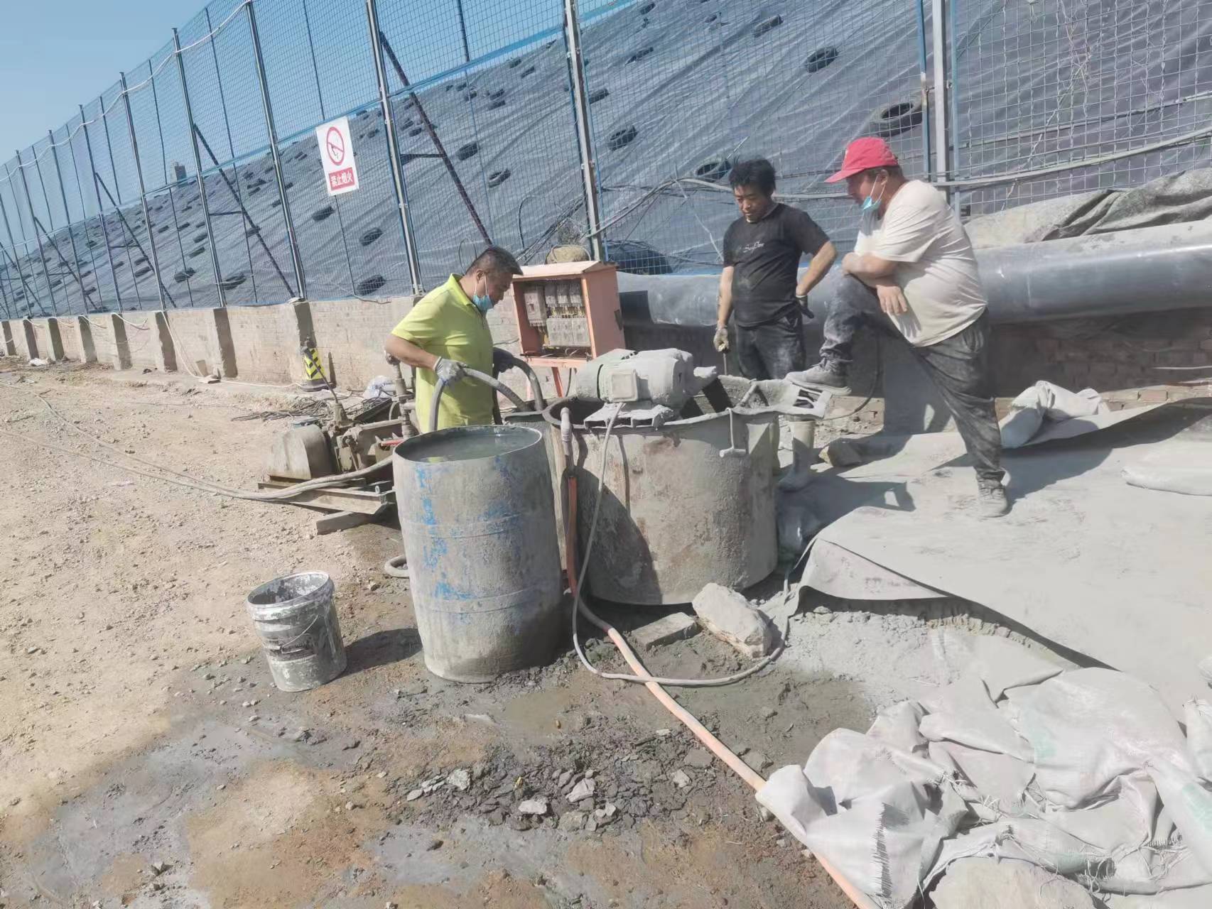 沉湖管委会袖阀管注浆